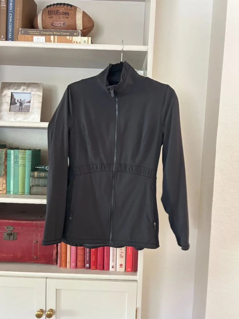 Lululemon Black Lined Full Zip Running Jacket Size Small